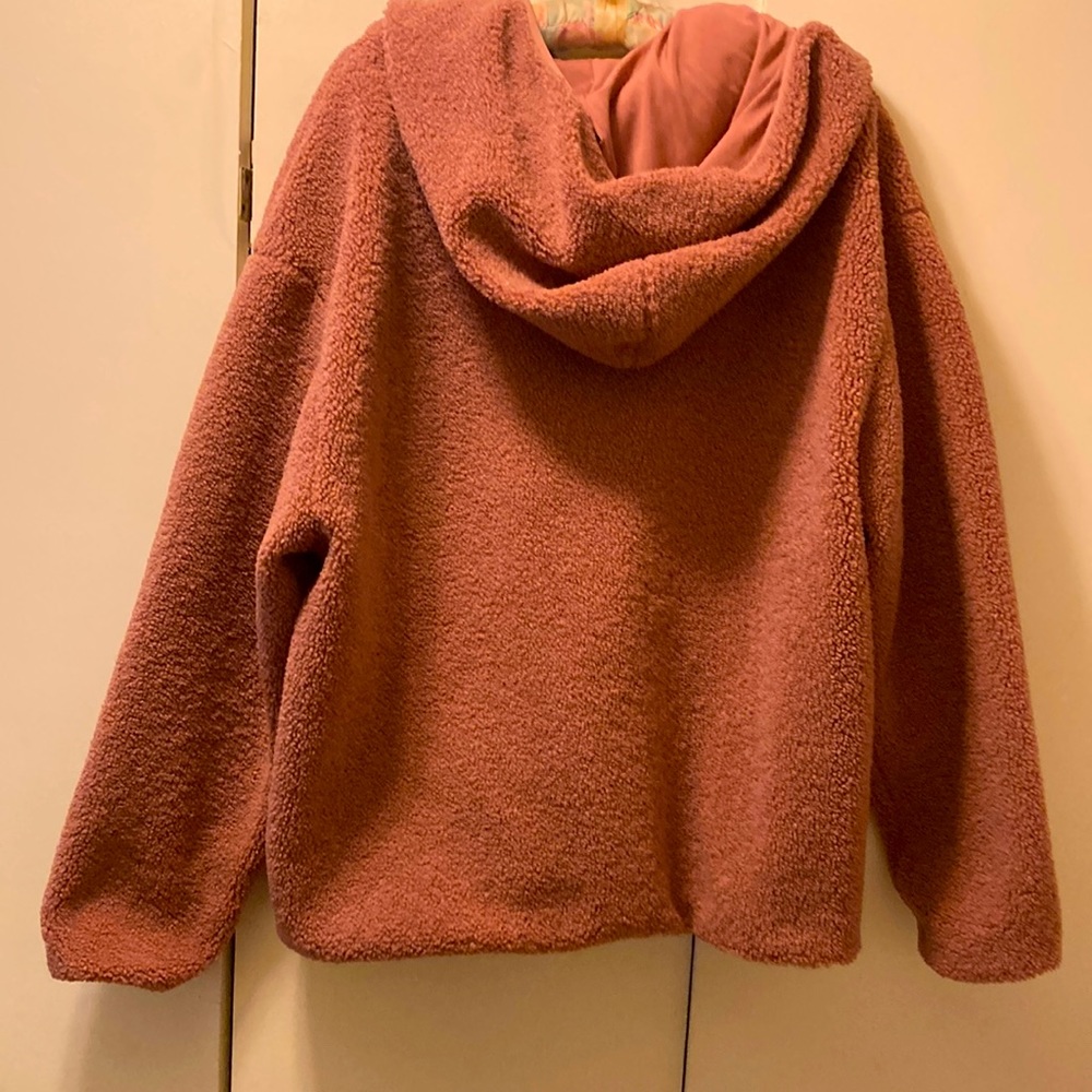 XL, Made by DAILY RITUAL- Fleece Hooded jacket.